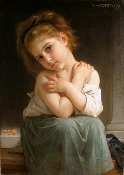 The Shivering One by William Adolphe Bouguereau